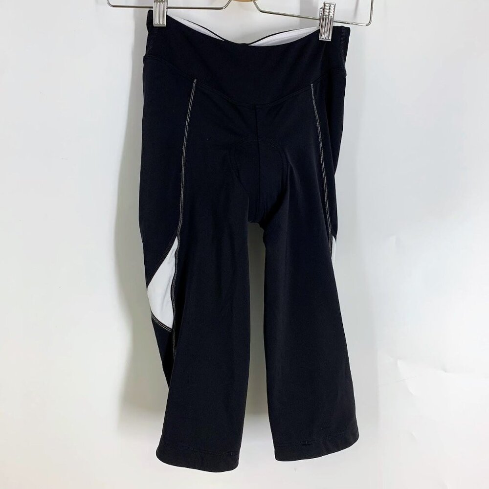 Pearl Izumi Women's High Waisted Mid Length Padded Cycling Outdoor Shorts Size S